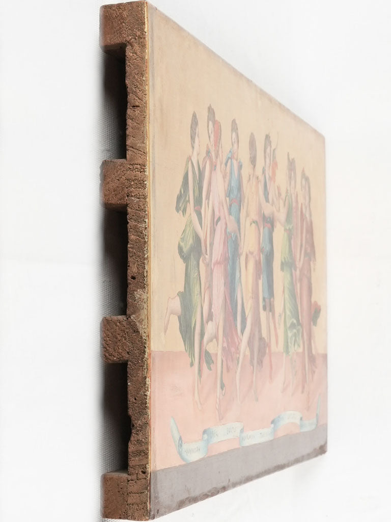 Copy of Fedele Fischetti's Parnasse musical 14¼" x 32"