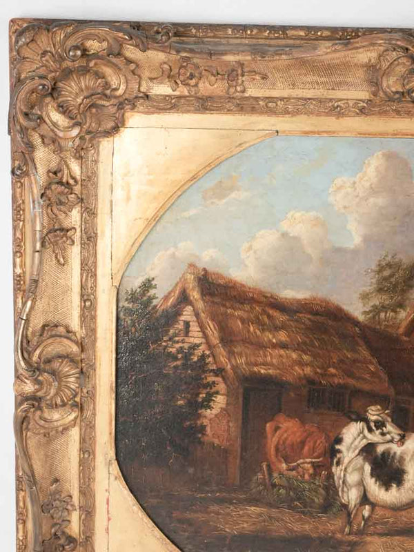 Early 19th century painting - Bucolic scene by Hendrick Van Der Burgh (1769-1858) - 28" x 31½"