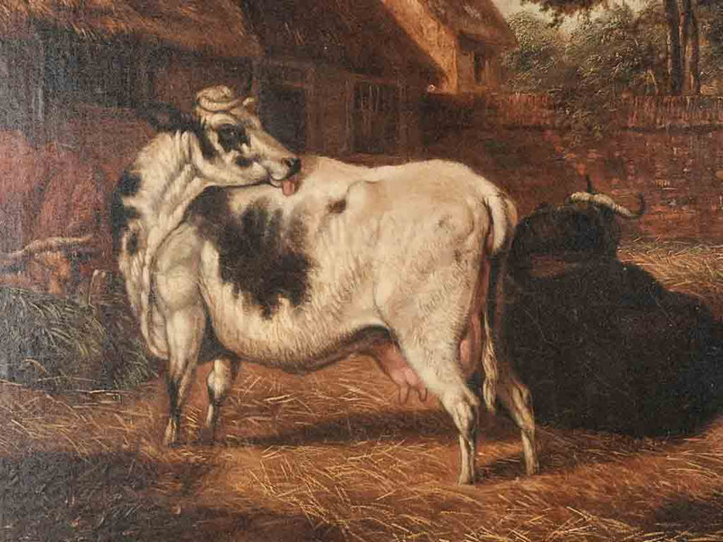 Early 19th century painting - Bucolic scene by Hendrick Van Der Burgh (1769-1858) - 28" x 31½"