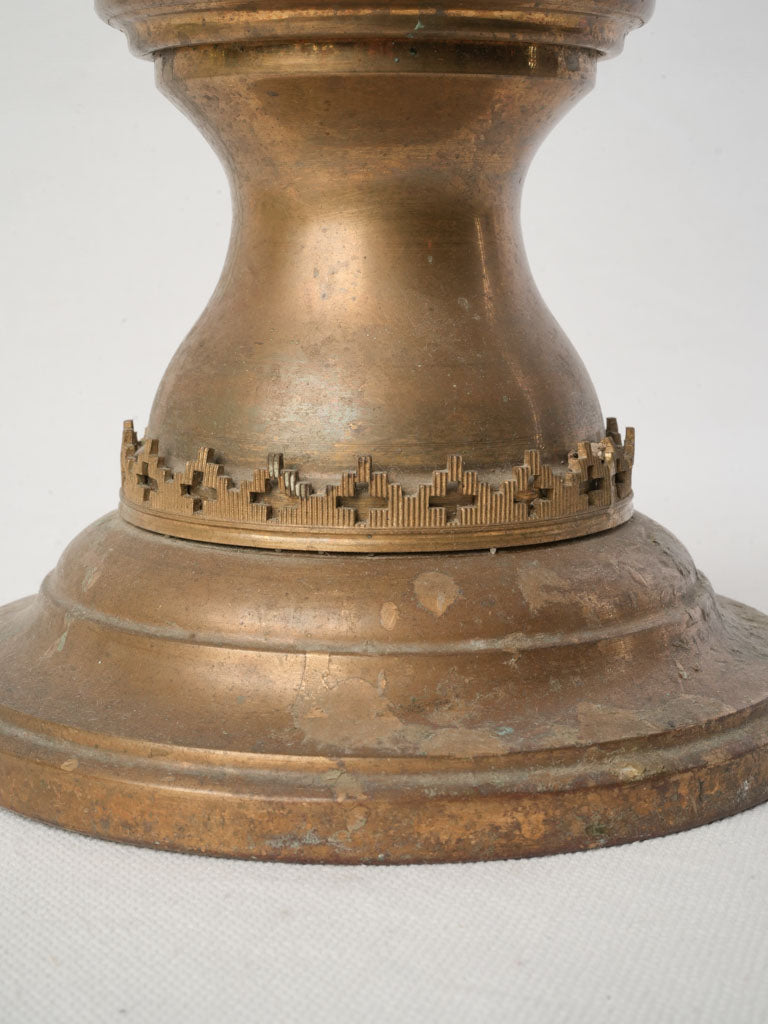 Sculptural presence Gothic candelabrum