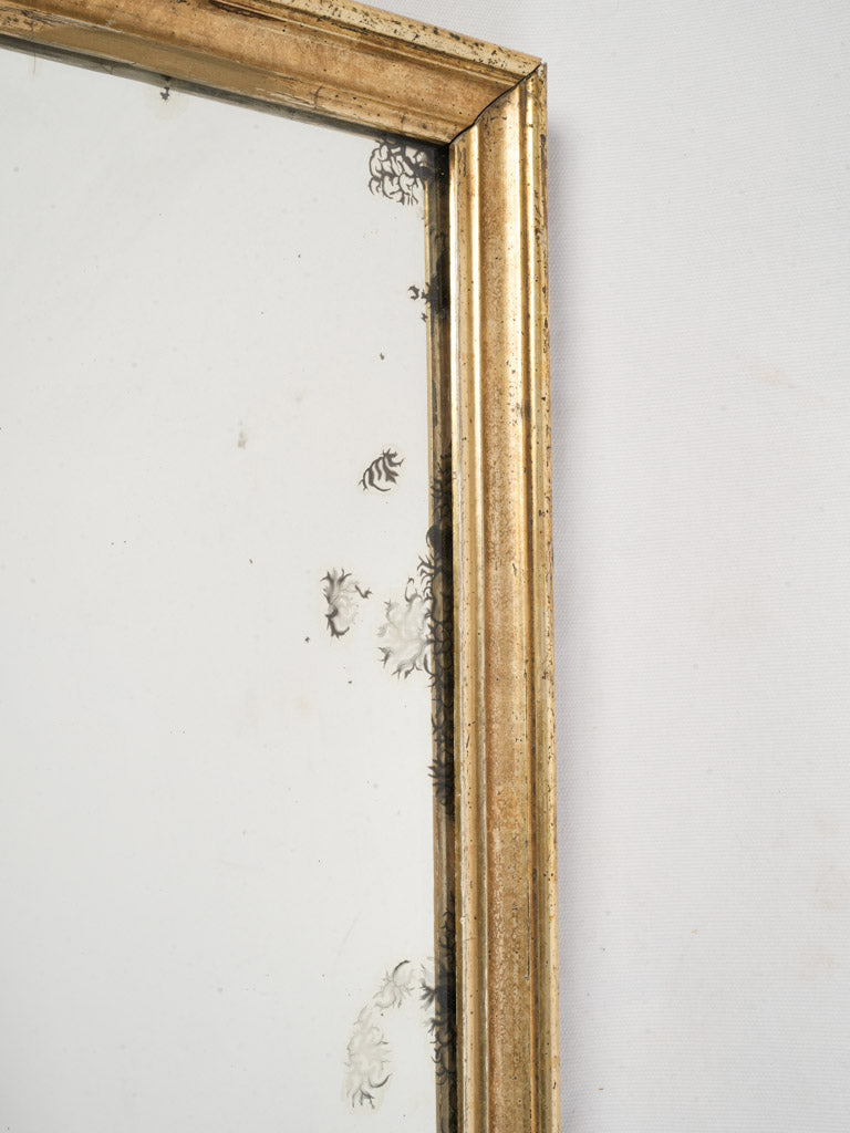 19th Century French Neoclassical Narrow Giltwood Wall Mirror - 42¼" x 13¾"