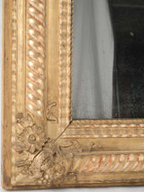 Historical ornamental mercury glass mirror