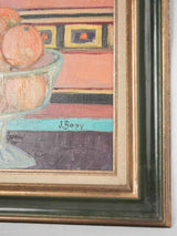 Vintage still life with bowl of citrus - J. Body 24¾" x 28¼"