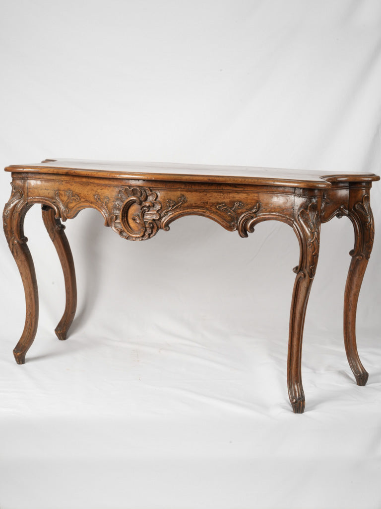 Antique Venetian wood console table
