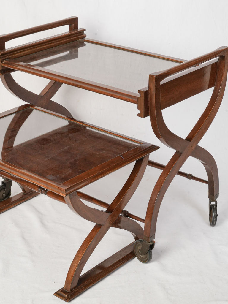 Northern French teak nesting table