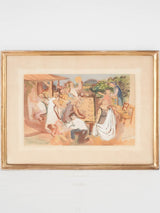 Early 20th century gouache -  Maurice Savin (1894-1973) - 20½" x 27¼"