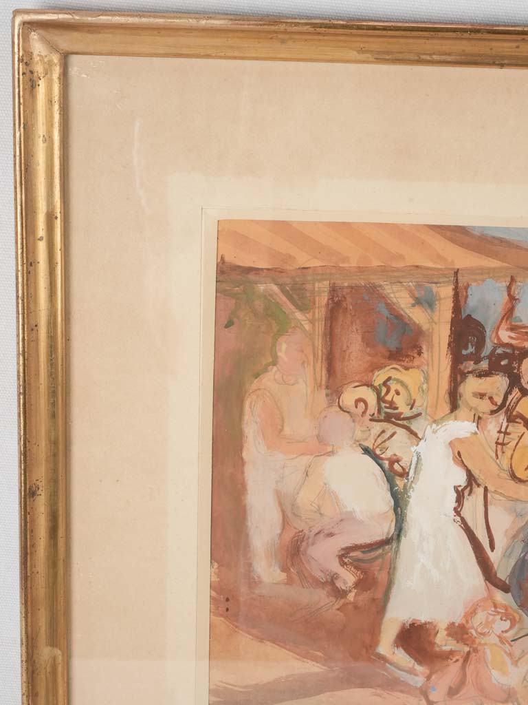 Early 20th century gouache -  Maurice Savin (1894-1973) - 20½" x 27¼"