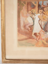 Early 20th century gouache -  Maurice Savin (1894-1973) - 20½" x 27¼"
