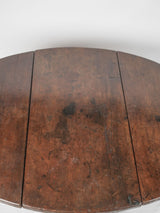 Classic French expandable walnut table