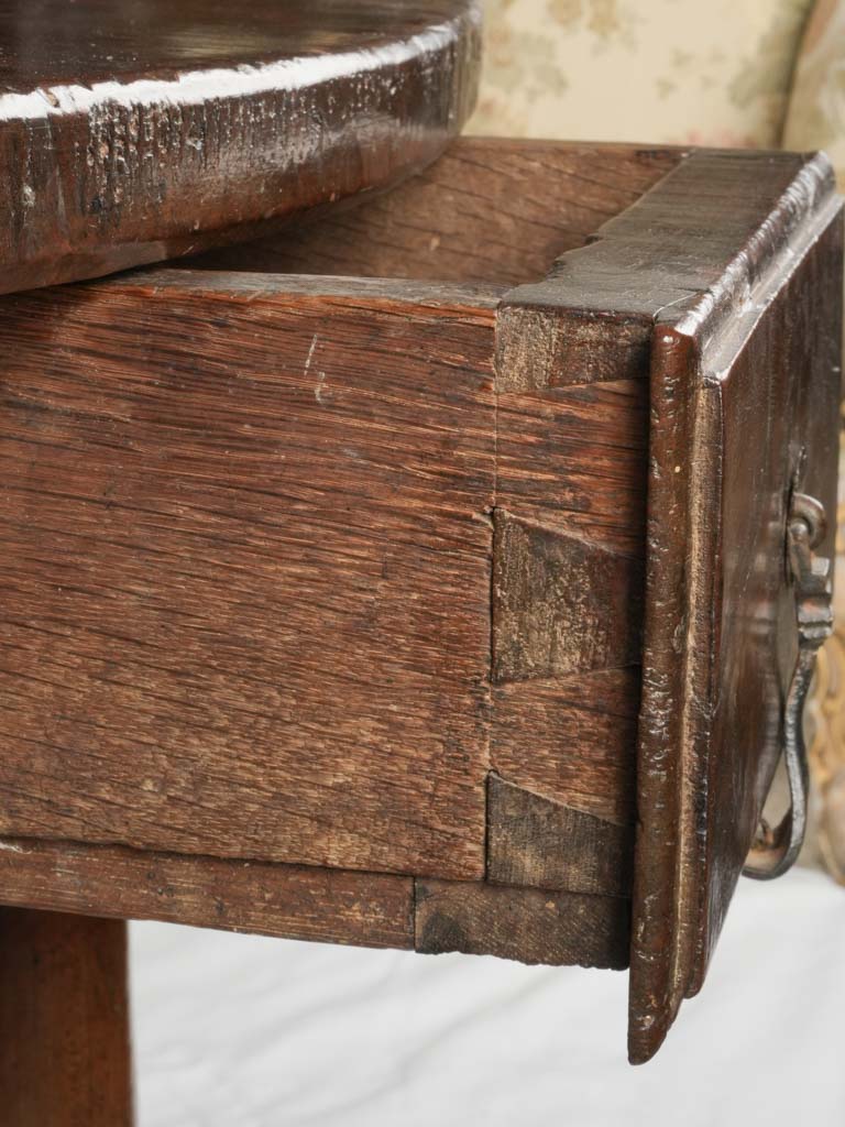 Sturdy antique French walnut furniture