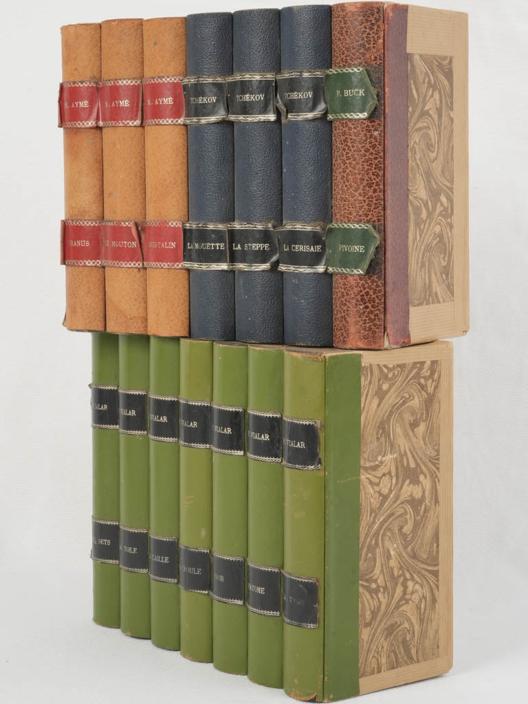 Vintage, decorative antique faux books