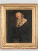 19th century portrait of a bearded man - Louis Mettling (1847-1904) - 20¾" x 17¼"
