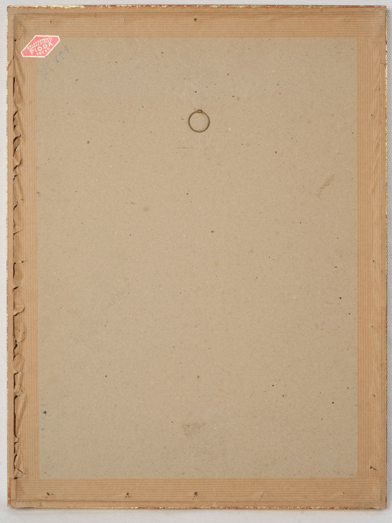 Elegant gilt-framed flower study  