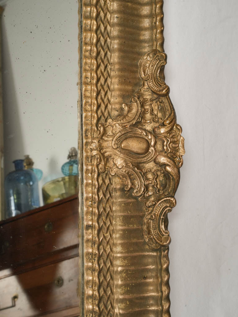 Opulent 19th Century Napoleon III Giltwood Mirror - 40¼" x 30"