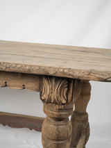 Ornate antique European table oak