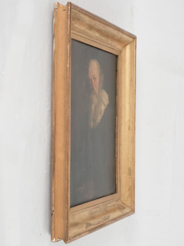 19th century portrait of a bearded man - Louis Mettling (1847-1904) - 20¾" x 17¼"