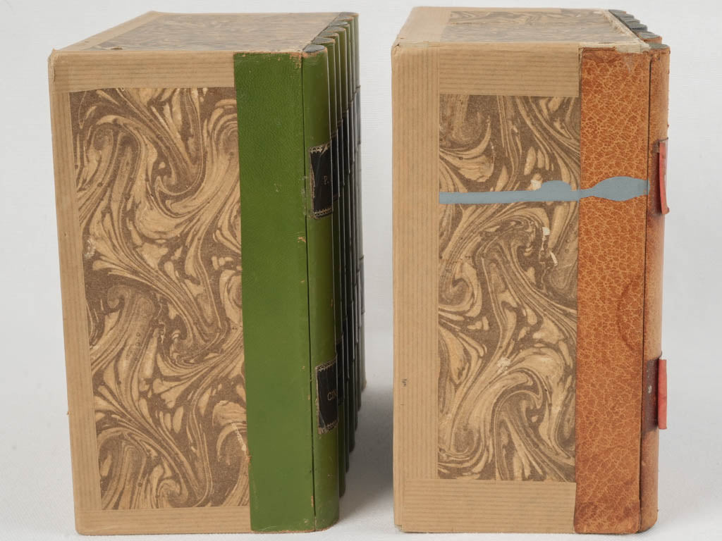 Renowned antique literary faux books