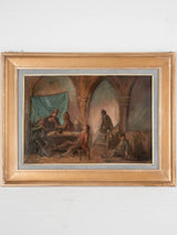 19th century scene of drunken men - 21¾" x 28¼"