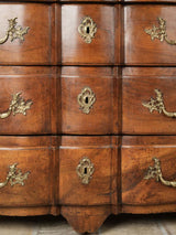 18th-century ornate bronze-handle commode