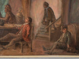 19th century scene of drunken men - 21¾" x 28¼"