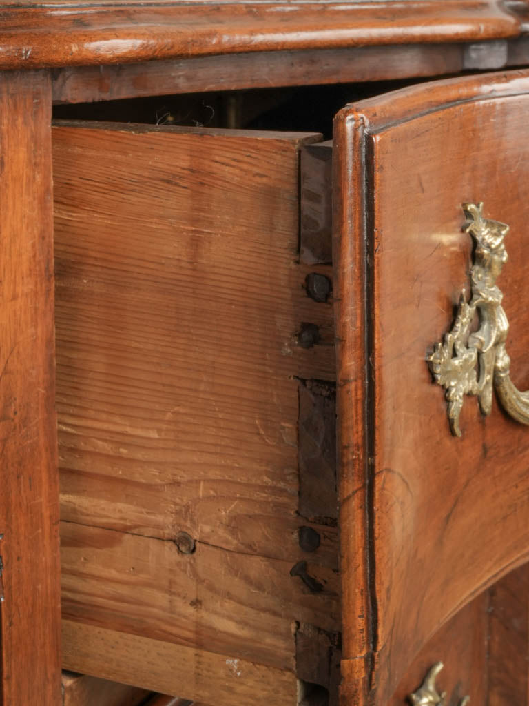 Period bronze-accented drawer commode