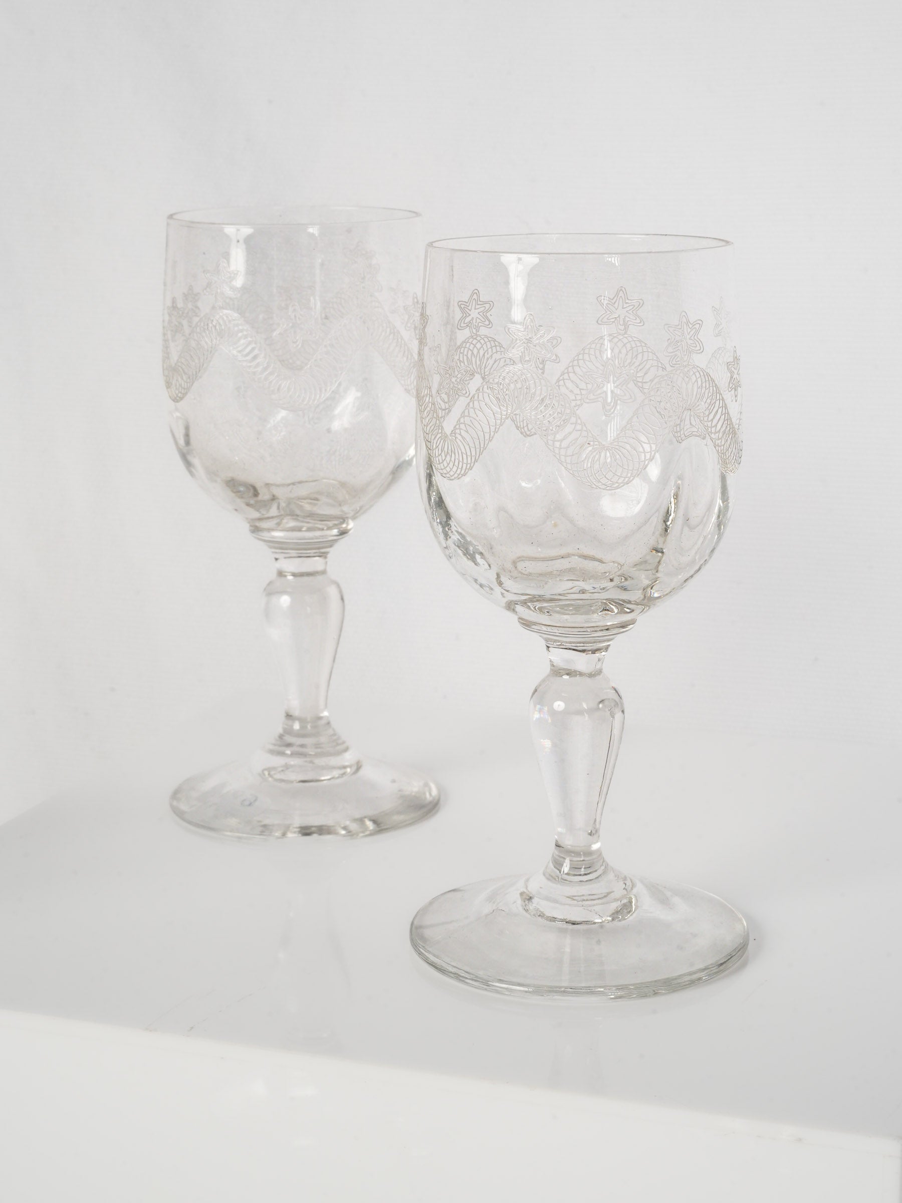 Elegant decorative stemware collection  