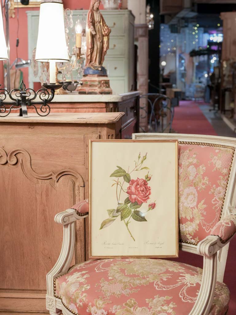 Elegant gilt-framed wall art