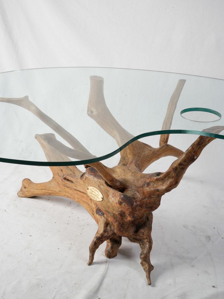 Organic contemporary rustic table  