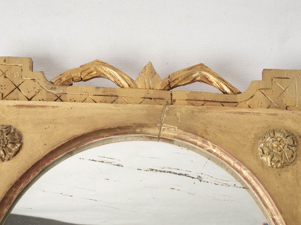 Decorative aged glass wall mirrors  