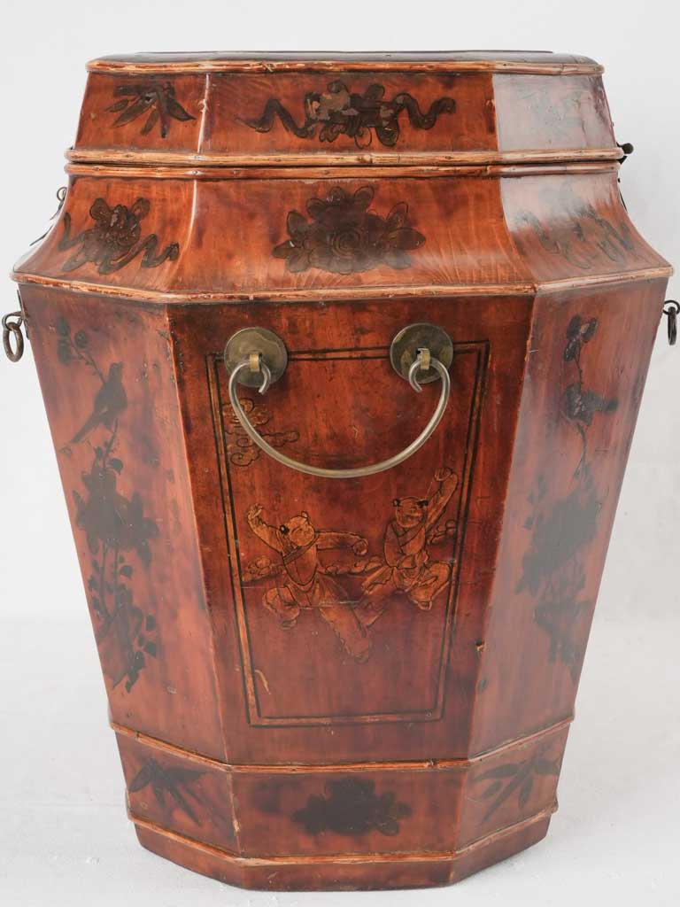 Nineteenth-century silk-lined glory box