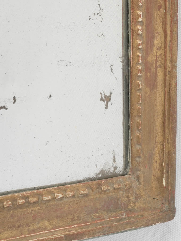 Timeless aged mercury plate mirror  