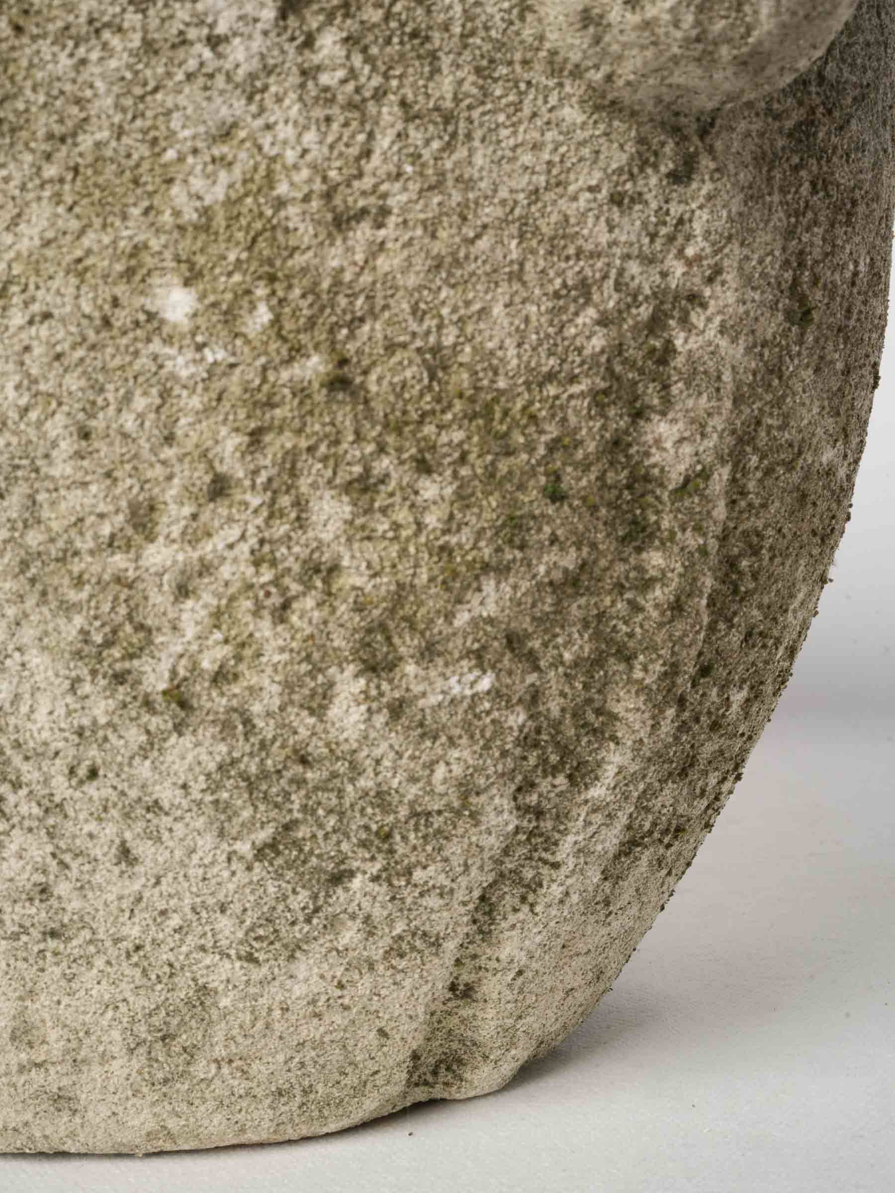 Patina-enriched stone mortar  