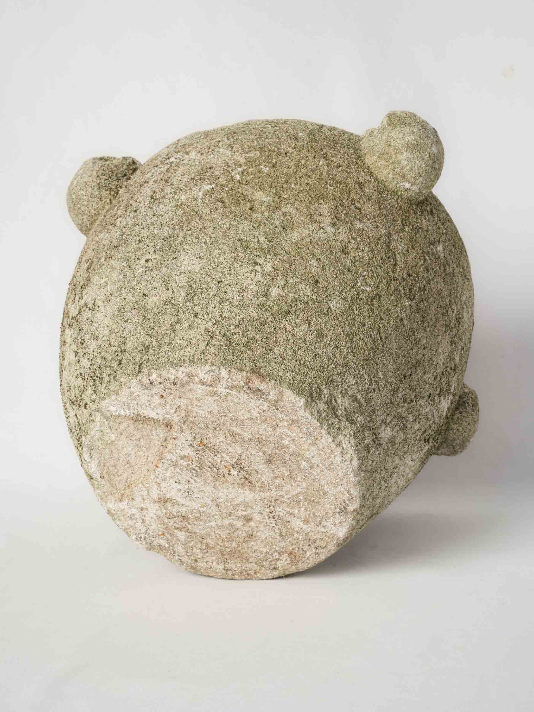 Rounded handle decorative cachepot  