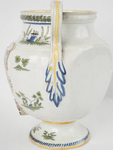 Decorative 18th-century earthenware corner pottery