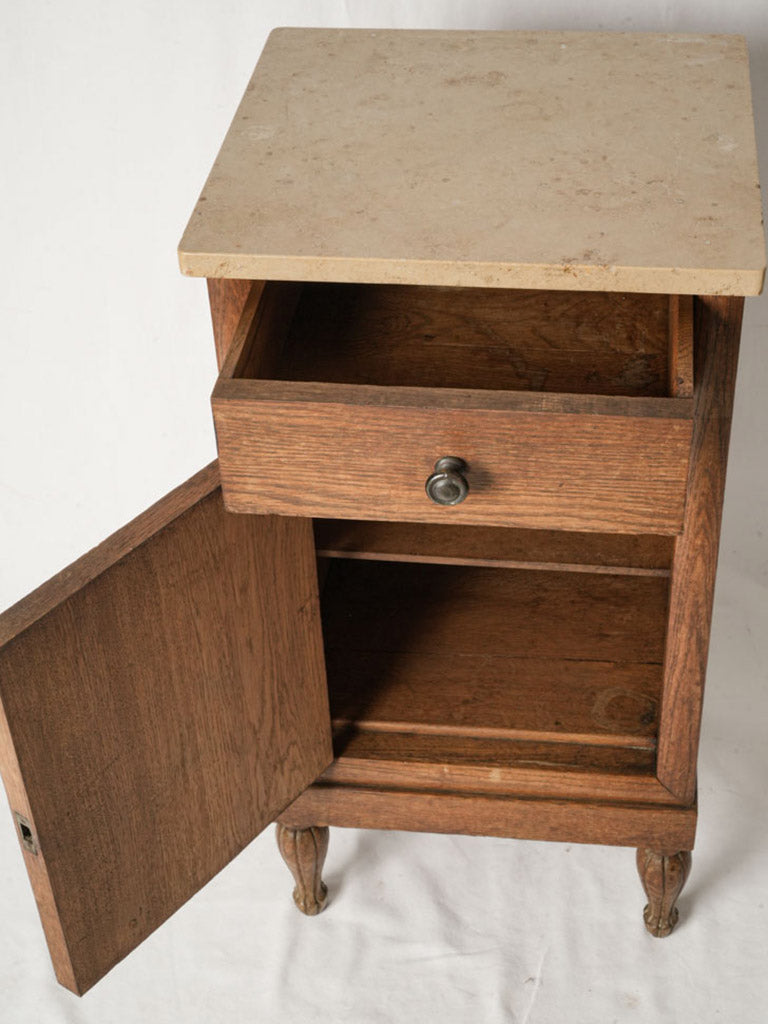 Charming wooden lamp table  