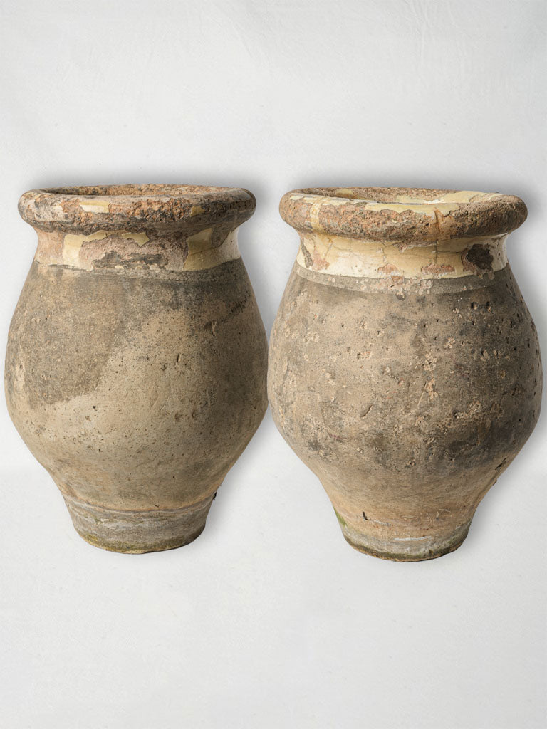 Antique charming Biot jars