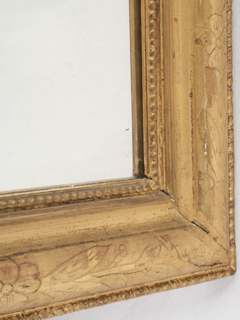 Rich gold leaf decorative mirror