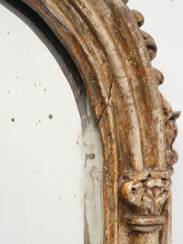 Decorative French Gothic mirror