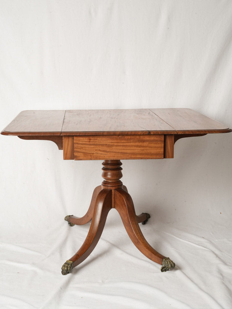 Timeworn sheen compact table
