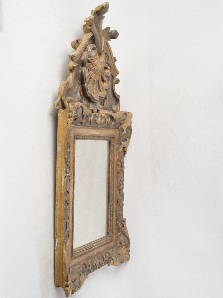 Vintage gilded ornate mirror