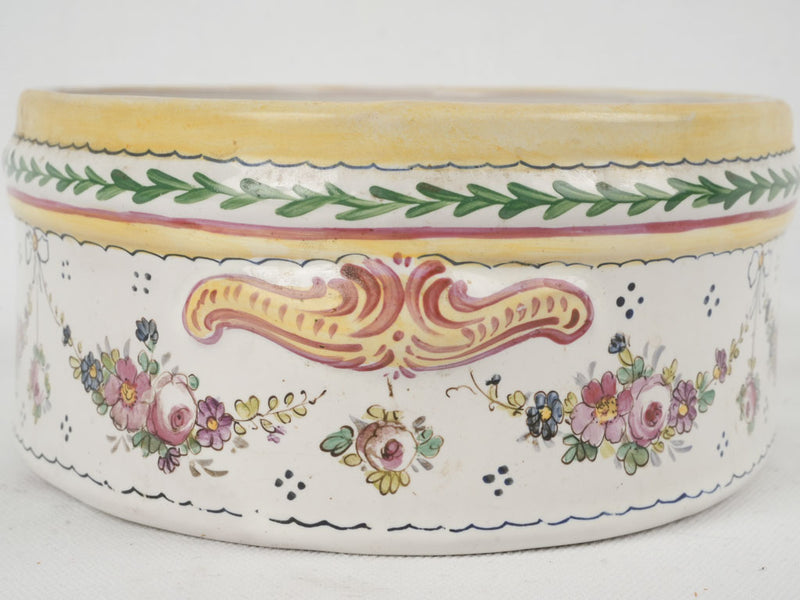 Elegant 18th-century French earthenware jardiniere