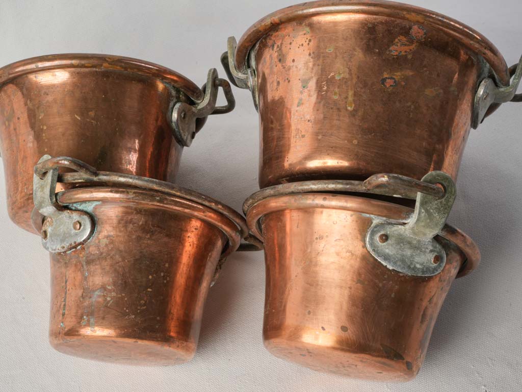 Old-World Charm Copper Pots Set  