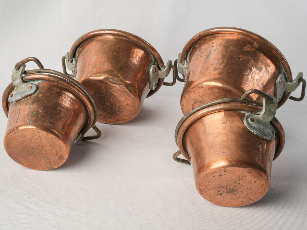Textured French Copper Pots Series  