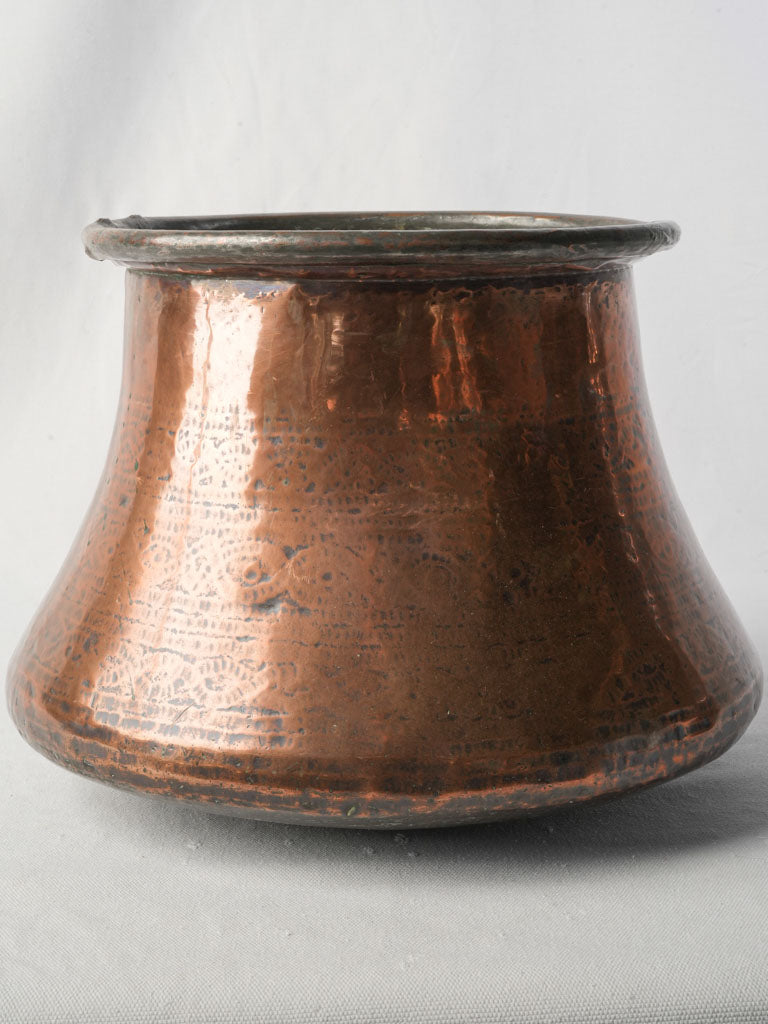 Textured surface antique vase