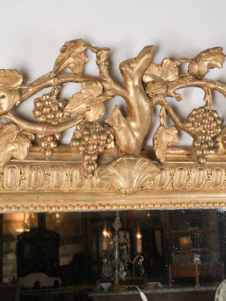 Vintage openwork crest mirror  
