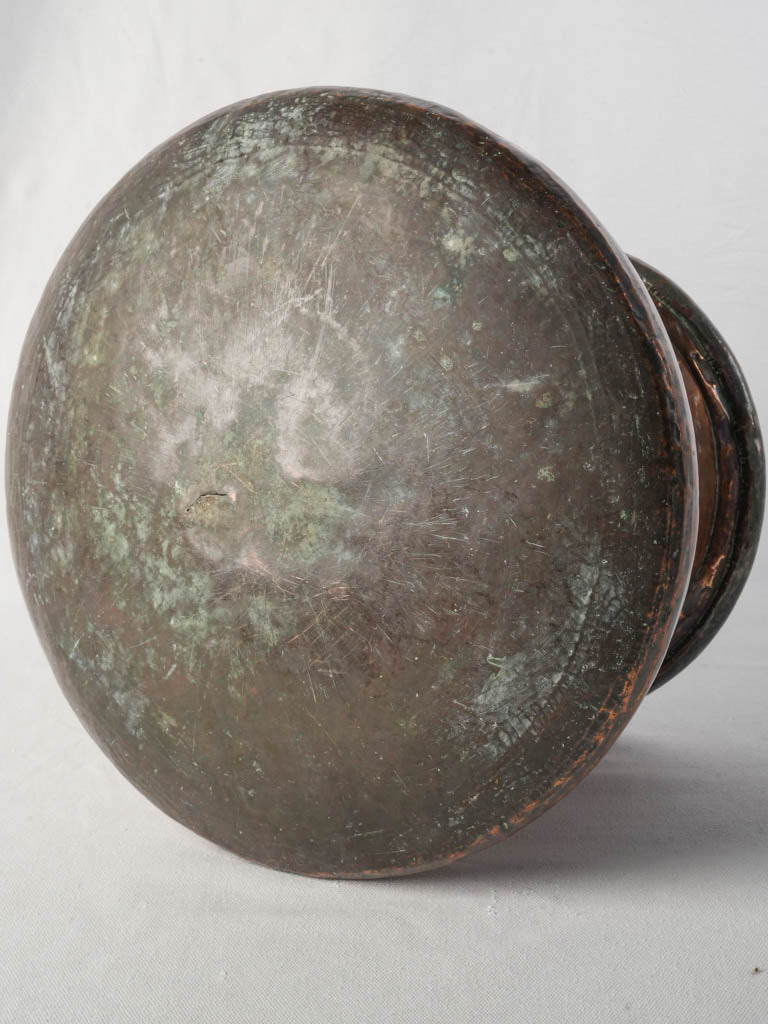 Ornate vintage copper pot