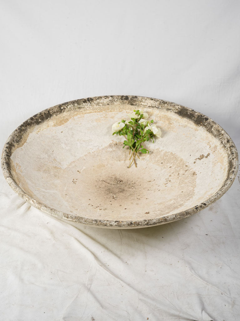 Weathered patina outdoor planter  