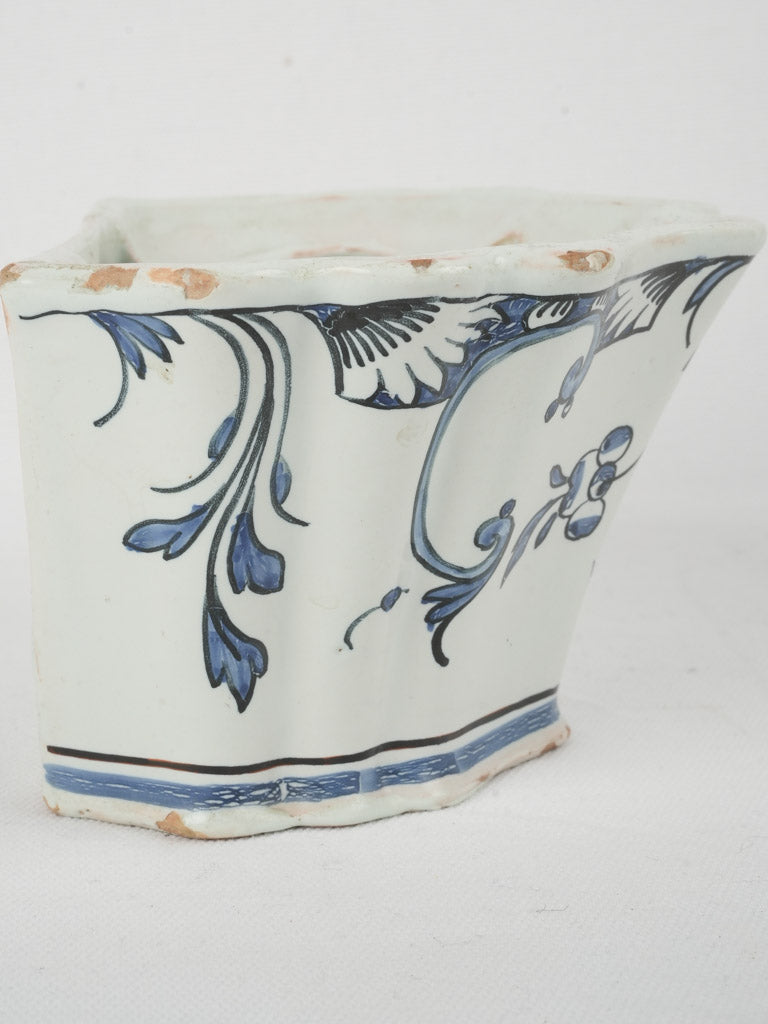 Charming blue and white earthenware