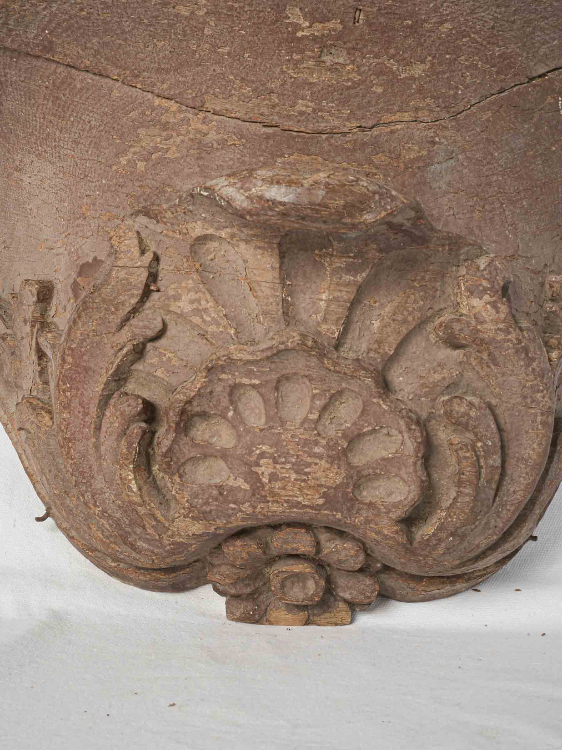 Louis XV Period Carved and Painted Floating Console - 11½" x 18½"