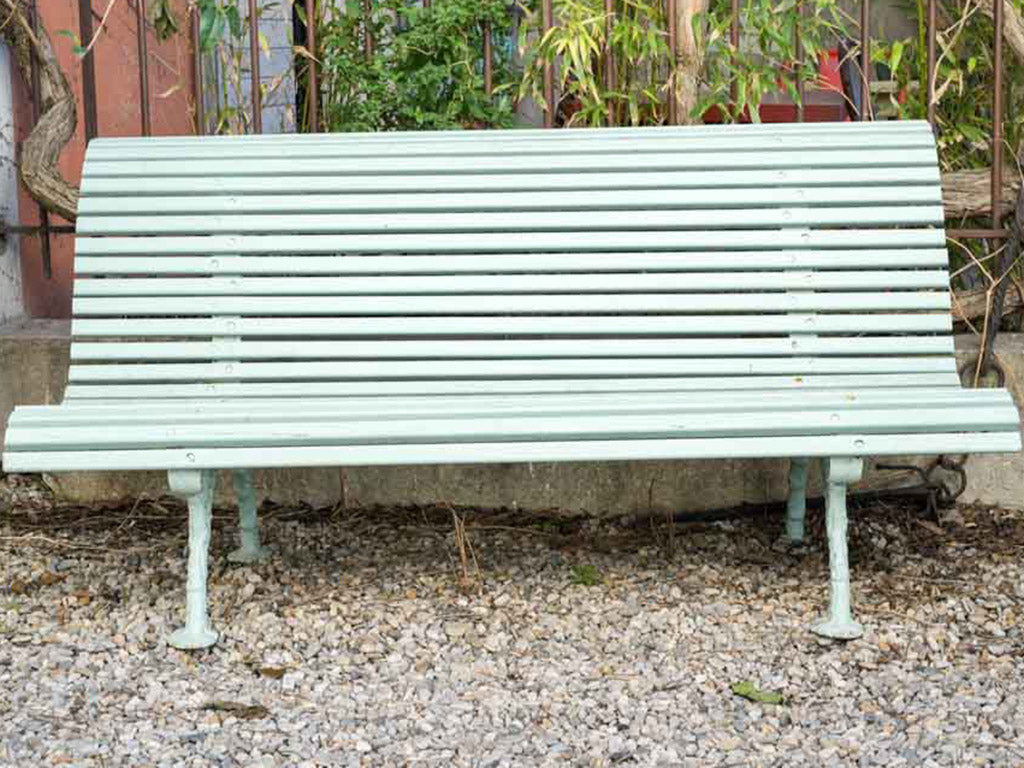 Romantic traditional outdoor bench